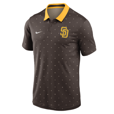 Polo Nike Dri-FIT de la MLB para hombre San Diego Padres Legacy Icon Vapor