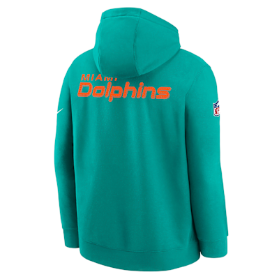 Miami Dolphins Sideline Club Big Kids' Nike NFL Pullover Hoodie
