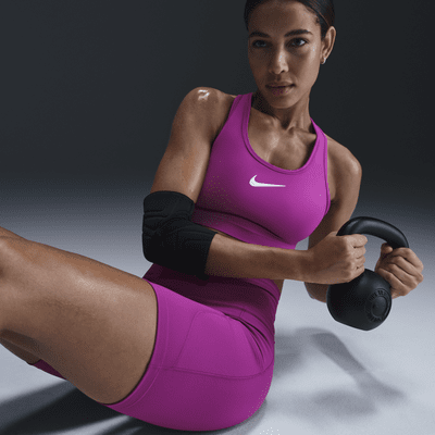 Shorts de ciclismo con bolsillos de tiro alto de 20 cm para mujer Nike One