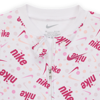 Nike Play For All Baby (0-9M) Printed Footed Coverall