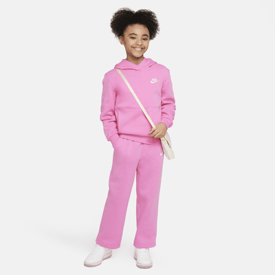 Nike Sportswear Club Fleece Big Kids' (Girls') Wide-Leg Pants