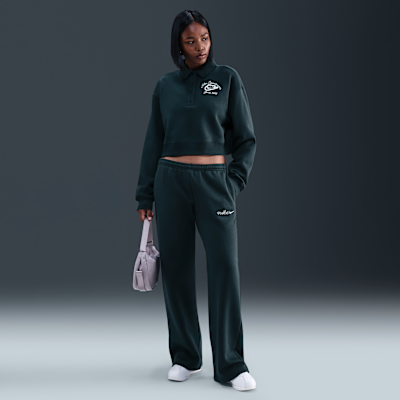 Nike Sportswear Phoenix Fleece Women's Loose Collared Pull-Over Top