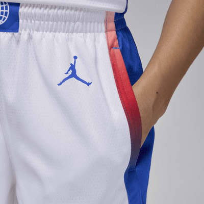 Frankrijk Limited Home Jordan basketbalshorts voor dames