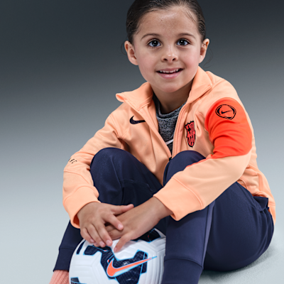 F.C. Barcelona Strike Third Younger Kids' Nike Dri-FIT Total 90 Football Knit Tracksuit