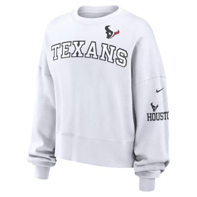 Houston Texans Women's Nike NFL Pullover Crew