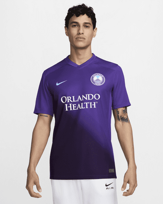 Мужские джерси Orlando Pride 2024 Stadium Secondary Nike Dri-FIT NWSL Replica Jersey