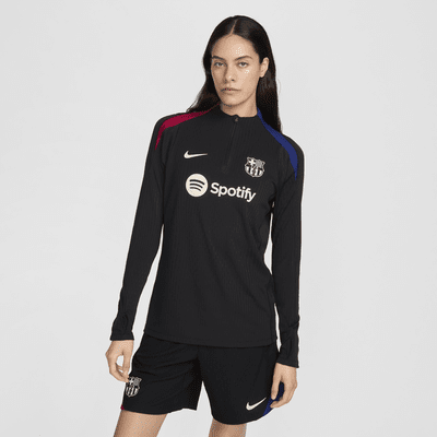 FC Barcelona Strike Elite Nike Dri-FIT ADV Fußball-Drill-Strickoberteil für Damen