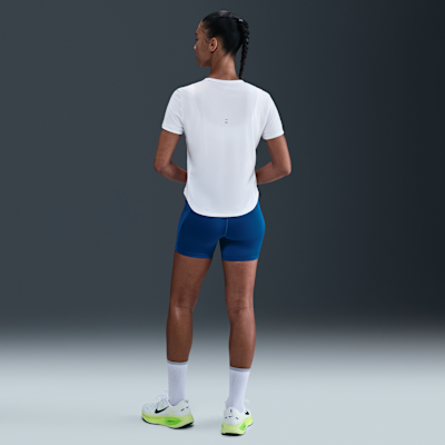 Haut de running à manches courtes Dri-FIT Nike Tempo Swoosh Run pour femme