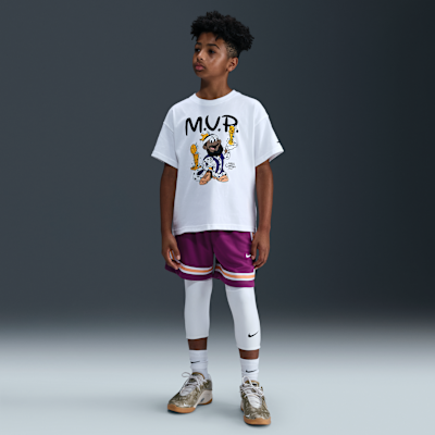 Playera de básquetbol Max90 para niños talla grande de LeBron "Bubble Boy"