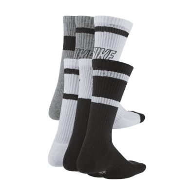 Nike Everyday Kids' Cushioned Crew Socks (6 Pairs)