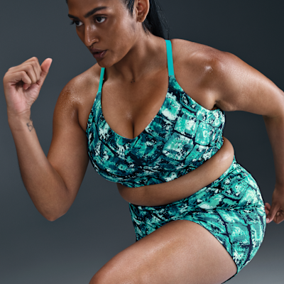 Nike Indy Women's Artist Collection Hafif Destekli Pedli Baskılı Spor Sütyeni