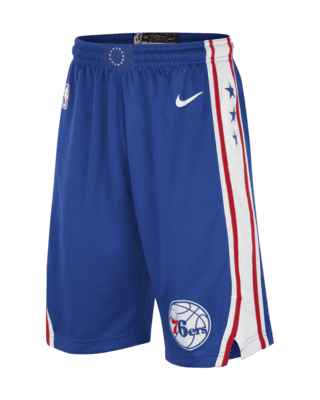 Подростковые шорты Philadelphia 76ers Icon Edition Big Kids' Nike Dri-FIT NBA Swingman Shorts