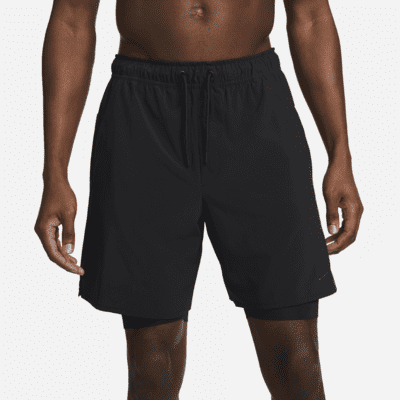 Nike Dri-FIT Unlimited Dri-FIT 2-i-1 allsidig shorts til herre (18 cm)