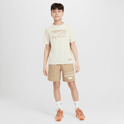 Nike Multi Shorts Dri-FIT de tejido Woven para niño talla grande