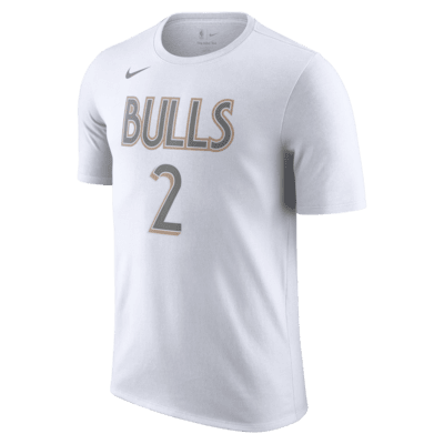 Playera Nike de la NBA para hombre Lonzo Ball Chicago Bulls Essential City Edition