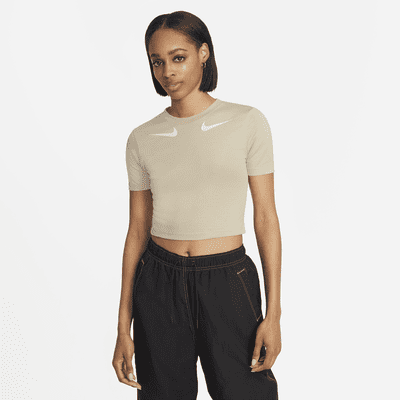 nike cropped top shirt