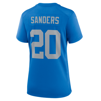 Barry Sanders Detroit Lions Women's Nike NFL Game Football Jersey