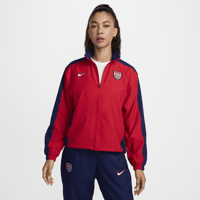 Chamarra de entrenamiento de fútbol Nike de la Selección Nacional Femenina de Estados Unidos 1999 Reissue Replica para mujer