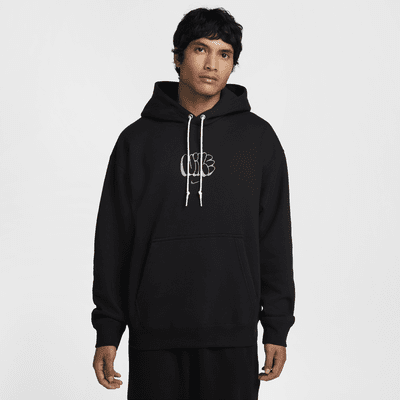 Sweat à capuche en tissu Fleece Nike Solo Swoosh pour Homme