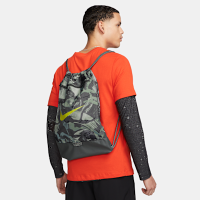 Nike Brasilia Printed Drawstring Bag (18L)