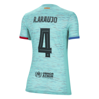 Ronald Araujo Barcelona 2023/24 Stadium Third Women's Nike Dri-FIT ...