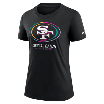 Playera Nike de la NFL para mujer San Francisco 49ers Crucial Catch