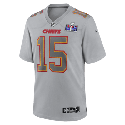 Jersey Game Nike de la NFL Atmosphere para hombre Patrick Mahomes Kansas City Chiefs Super Bowl LVIII