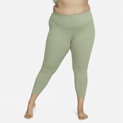 Leggings de cintura alta de 7/8 de baja sujeción para mujer Nike Zenvy (talla grande)