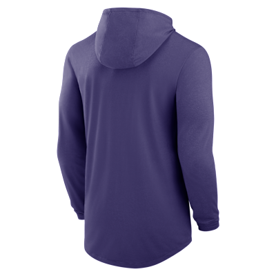 Clemson Campus Arch Men's Nike Dri-FIT College Long-Sleeve Hooded T-Shirt