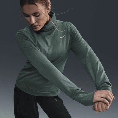 Γυναικεία μπλούζα ζιβάγκο για τρέξιμο Nike Therma-FIT Swift