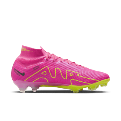 Tacos de fútbol de corte para terreno firme de corte high Nike Mercurial Superfly 9 Elite