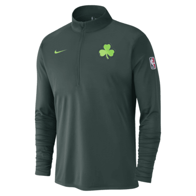 Boston Celtics City Edition Men's Nike Dri-FIT NBA 1/2-Zip Long-Sleeve Top