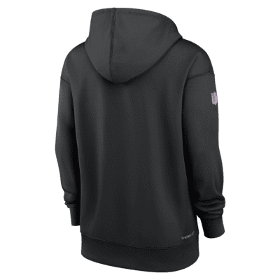 NFL Minnesota Vikings Girls' Crop Hooded Sweatshirt - L