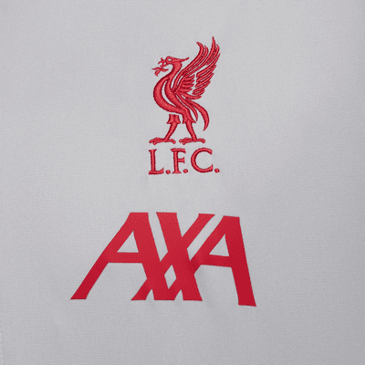 Liverpool FC Strike (tredjedrakt) Nike Dri-FIT strikket fotballtracksuit med hette til herre