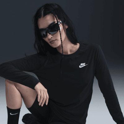 Playera de manga larga para mujer Nike Sportswear Club