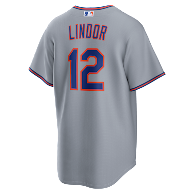 Francisco Lindor New York Mets Men's Nike MLB Replica Jersey