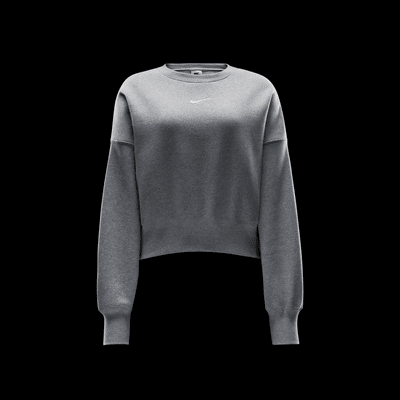 Sweatshirt med rund hals Nike Sportswear Phoenix Fleece i extra oversize-modell för kvinnor