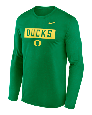 Мужская футболка Oregon Primetime Legend 2-Hit Nike Dri-FIT College Long-Sleeve