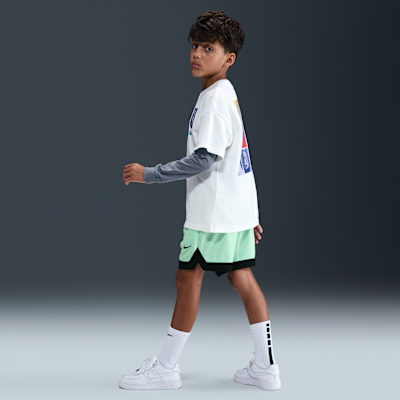 Nike Court Big Kids' Dri-FIT 5" Basketball Shorts