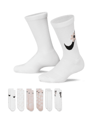 Детские носки Nike Everyday Plus Cushioned Kids' Crew Socks (6 Pairs)