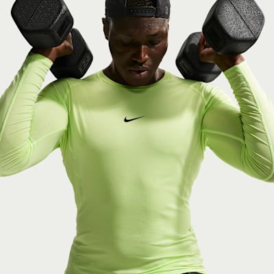 Haut de fitness ajusté à manches longues Dri-FIT Nike Pro pour homme