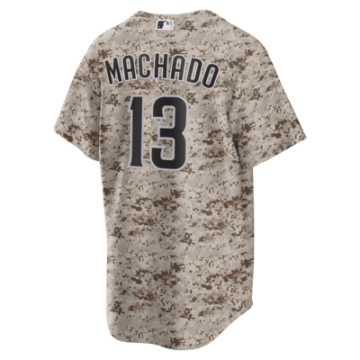 Manny Machado San Diego Padres USMC Men's Nike MLB Replica Jersey