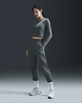 Женские спортивные штаны Nike Dri-FIT One High-Waisted 7/8 French Terry Joggers