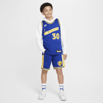 Golden State Warriors Older Kids' Nike Dri-FIT NBA Swingman Shorts