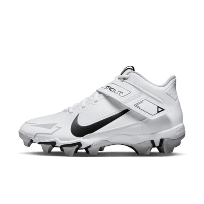 Nike Men's Force Trout 8 Keystone Baseball Cleats in White, Size: 13 | CZ5911-100