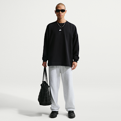 Nike Sportswear Club oversized sweatshirt i french terry med rund hals til mænd