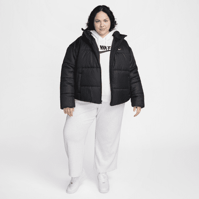 Nike Sportswear Classic Puffer Therma-FIT ruimvallend jack met capuchon voor dames (Plus Size)