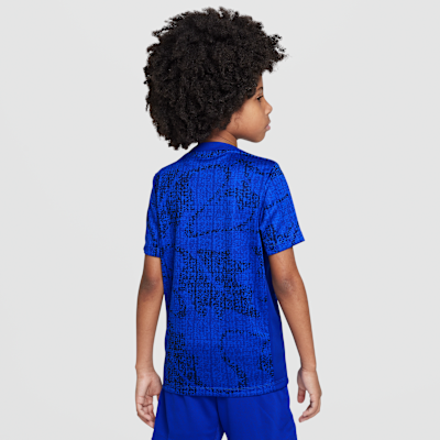 FFF Academy Pro Older Kids' Nike Dri-FIT Football Pre-Match Short-Sleeve Top