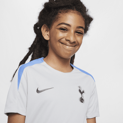 Kortärmad fotbollströja Tottenham Hotspur Strike Nike Dri-FIT i stickat material för ungdom