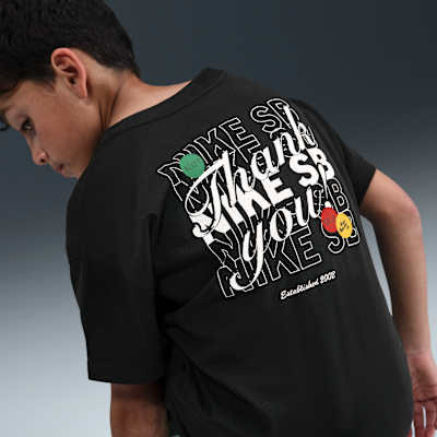 Playera de skateboarding para niños talla grande Nike SB